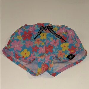 Colorful Floral Swim Shorts
